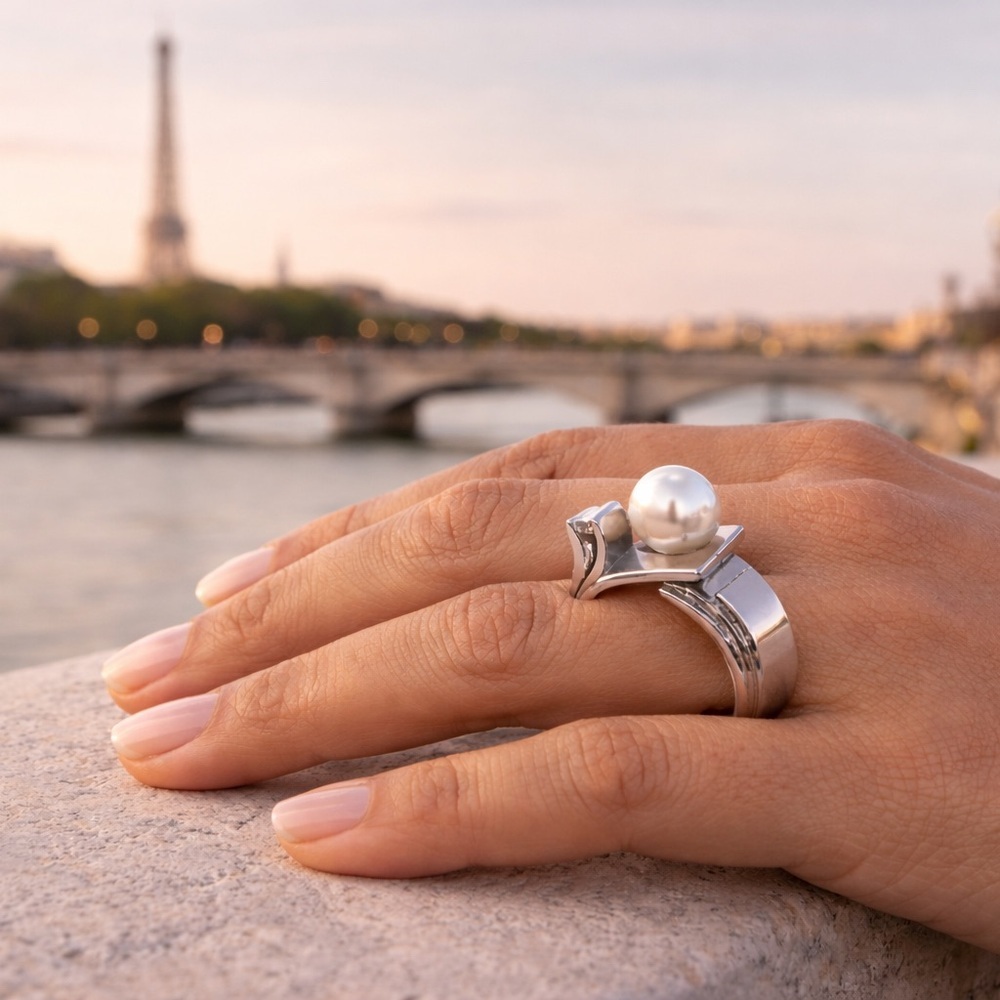 Omeshin bridal wedding ring